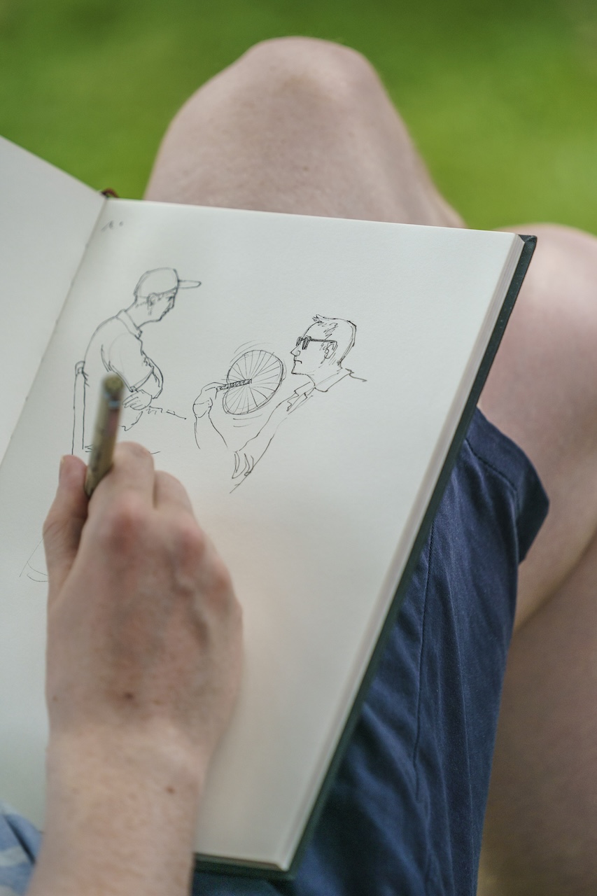 Dichters in de Prinsentuin in beeld